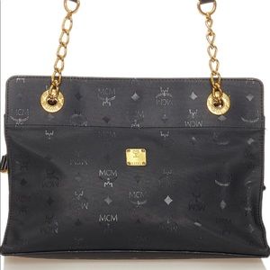 Black MCM tote bag